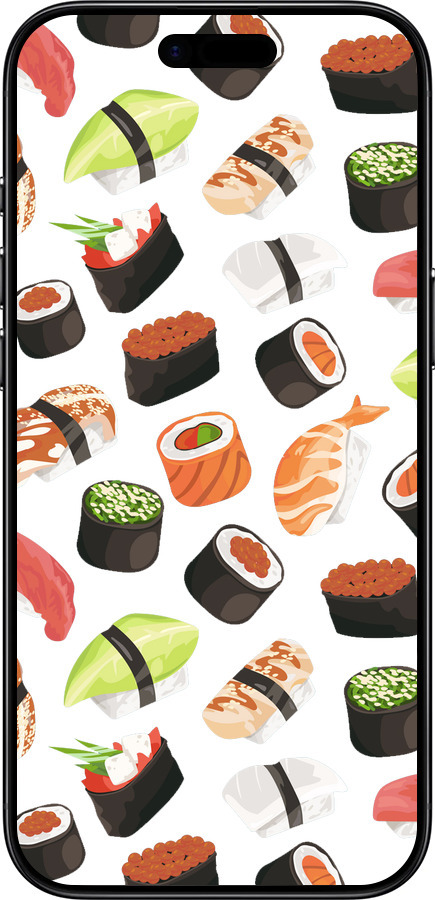 TPU чехол Суши для Apple iPhone 17 AIR - 4404b-4032 изображение 