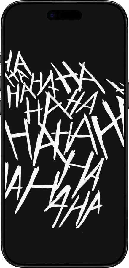 TPU чехол joker hahaha для Apple iPhone 17 AIR - 4509b-4032 изображение 