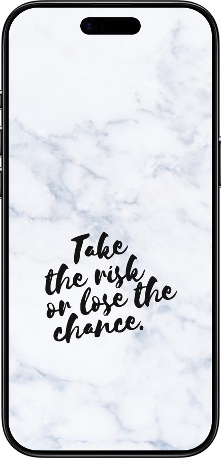 TPU чехол Рискнуть или потерять шанс для Apple iPhone 17 AIR - 4866b-4032 изображение 