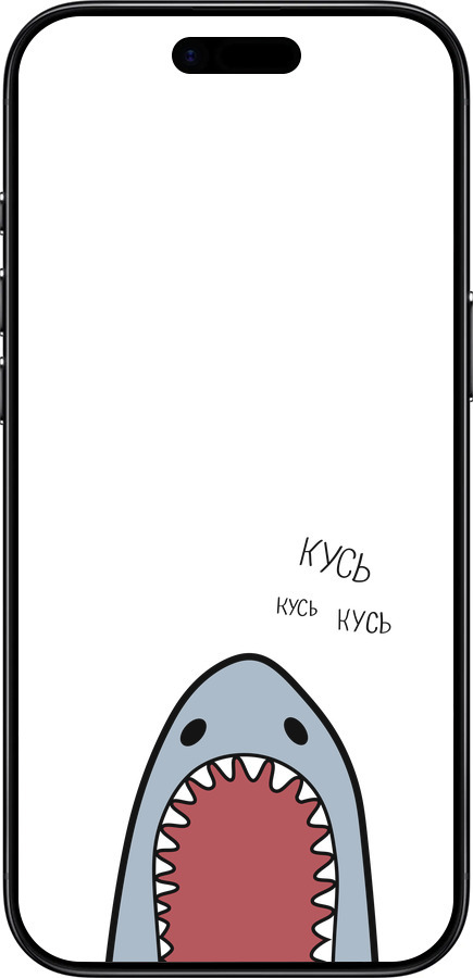 TPU чехол Акула для Apple iPhone 17 AIR - 4870b-4032 изображение 