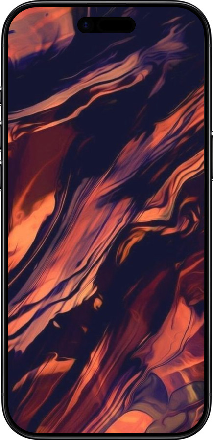 TPU чехол Чорно-помаранчева абстракція для Apple iPhone 17 AIR - 5340b-4032 изображение 