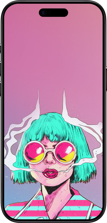 TPU чехол Поп арт девушка для Apple iPhone 17 AIR - 5378b-4032 изображение 