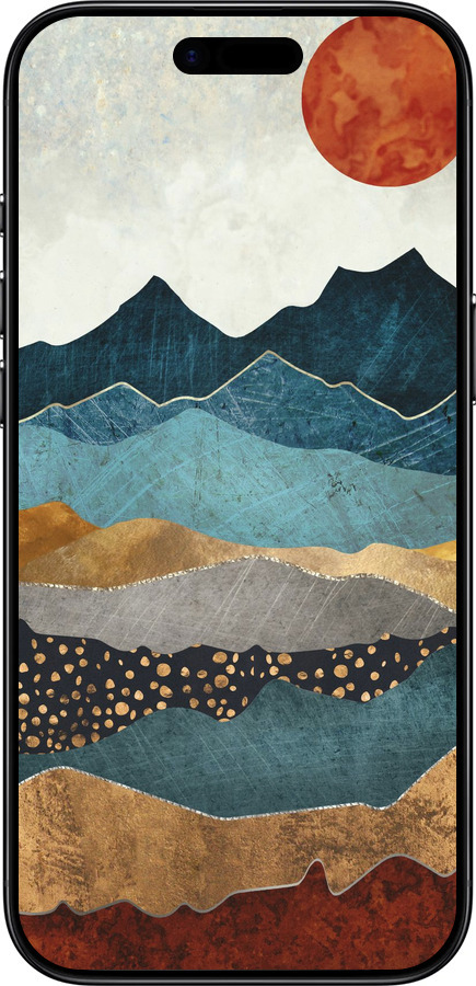 TPU чехол Захід гори для Apple iPhone 17 AIR - 5434b-4032 изображение 