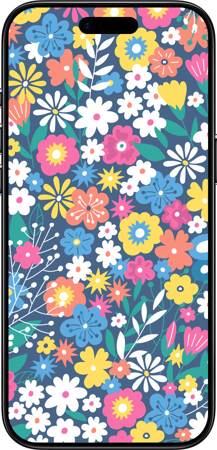 TPU чехол Цветочный фон v4 для Apple iPhone 17 AIR - 5494b-4032 изображение 