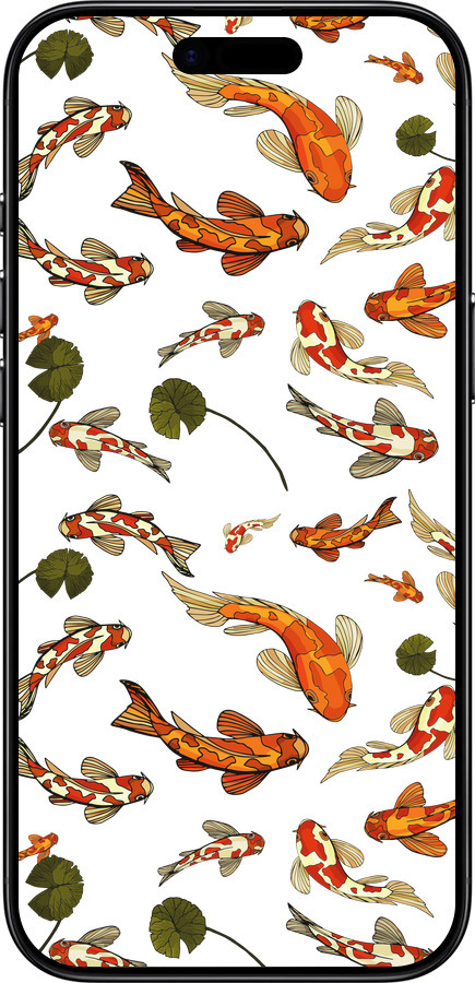 TPU чехол Рыбы Кои для Apple iPhone 17 AIR - 5535b-4032 изображение 