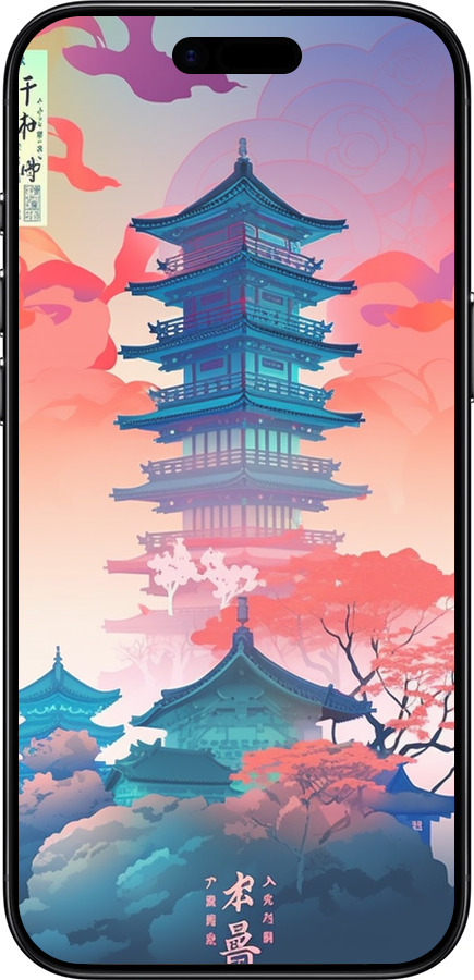 TPU чехол Япония монастырь для Apple iPhone 17 AIR - 5590b-4032 изображение 