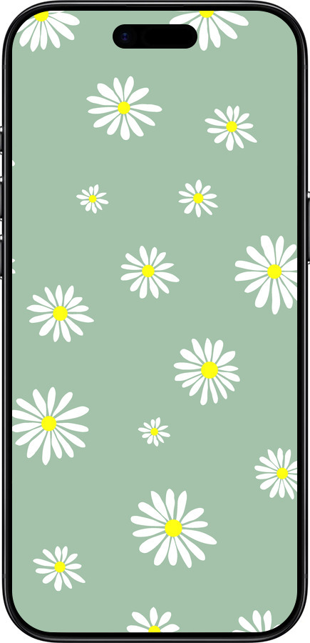 TPU чехол Ромашки v4 для Apple iPhone 17 AIR - 5603b-4032 изображение 