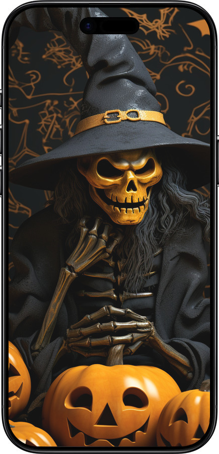 TPU чехол Halloween 2 для Apple iPhone 17 AIR - 5654b-4032 изображение 