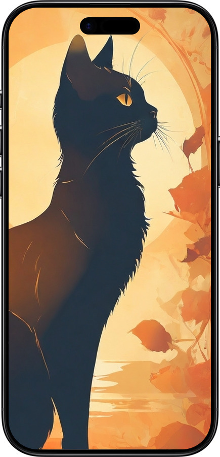 TPU чехол Черная кошка v2 для Apple iPhone 17 AIR - 5830b-4032 изображение 