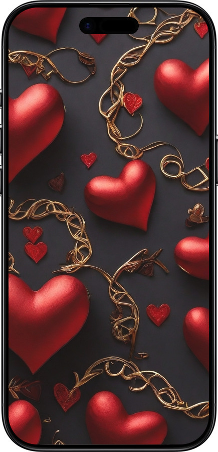 TPU чехол Сердечки для Apple iPhone 17 AIR - 5831b-4032 изображение 