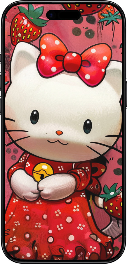 TPU чехол hello kitty1 для Apple iPhone 17 AIR - 6036b-4032 изображение 