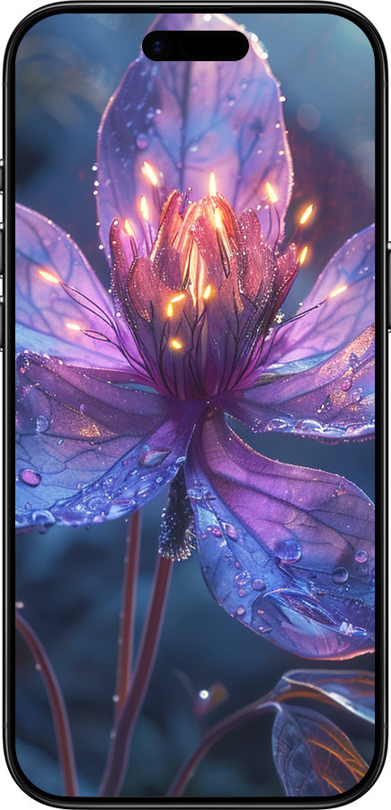 TPU чехол Магічна квітка для Apple iPhone 17 AIR - 6038b-4032 изображение 