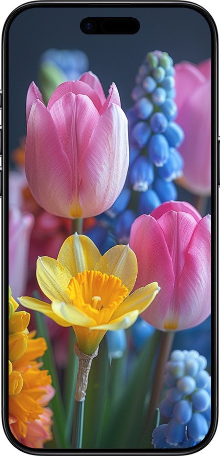 TPU чехол Весняні квіти для Apple iPhone 17 AIR - 6058b-4032 изображение 