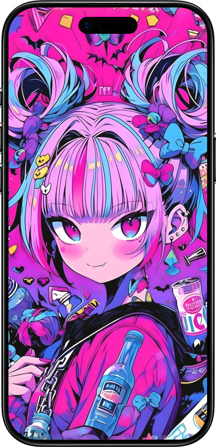 TPU чехол Аніме мілаха для Apple iPhone 17 AIR - 6314b-4032 изображение 