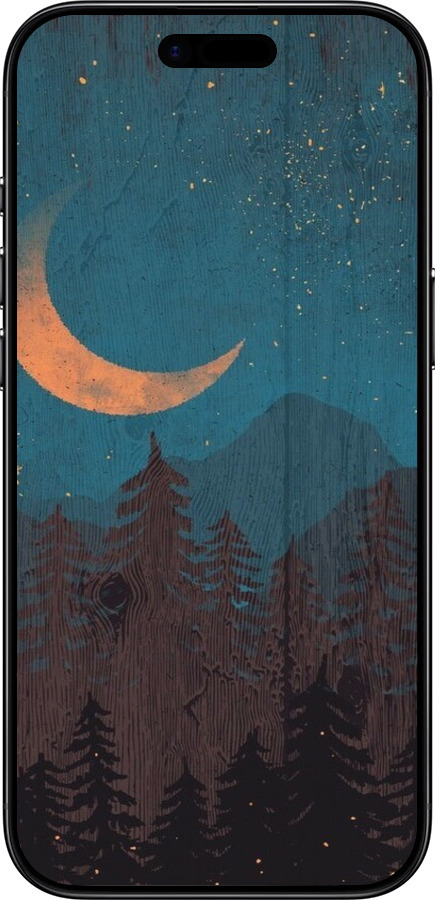 TPU чехол Звездный лес для Apple iPhone 17 AIR - 6480b-4032 изображение 