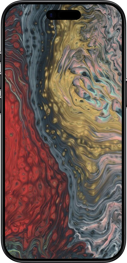 TPU чехол С изображением абстрактной живописи для Apple iPhone 17 AIR - 6530b-4032 изображение 