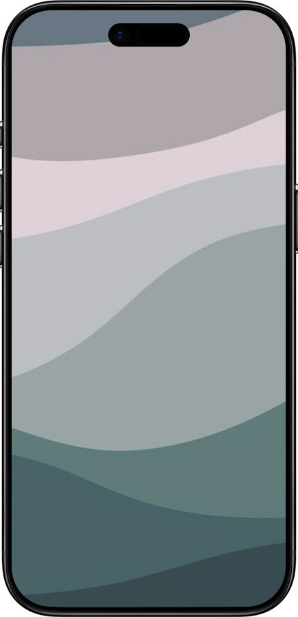 TPU чехол С фиолетовым и бирюзовым ретро-стилем и волнами для Apple iPhone 17 AIR - 6533b-4032 изображение 