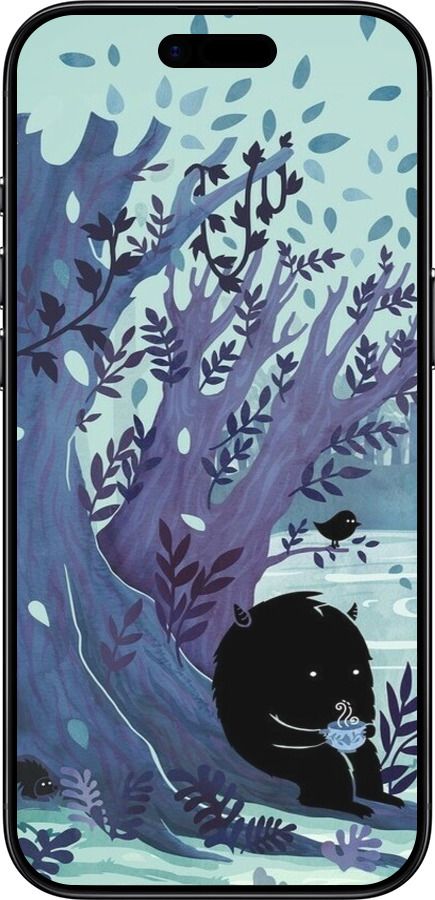 TPU чехол Арт принт Тихое место чая для Apple iPhone 17 AIR - 6544b-4032 изображение 