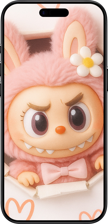 TPU чехол Лабубу 2 для Apple iPhone 17 AIR - 6710b-4032 изображение 