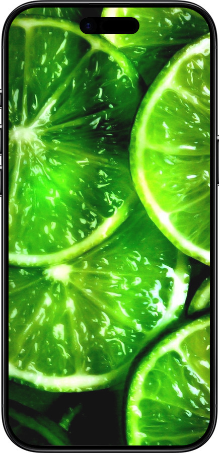 TPU чехол Зелёные дольки лимона для Apple iPhone 17 AIR - 852b-4032 изображение 