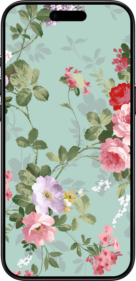 TPU чехол Квіткові шпалери 2 для Apple iPhone 17 AIR - 862b-4032 изображение 