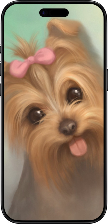 TPU чехол Нарисованный йоркширский терьер для Apple iPhone 17 AIR - 928b-4032 изображение 