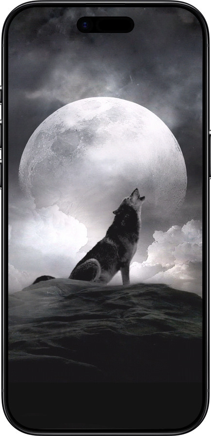 TPU чехол Воющий волк для Apple iPhone 17 AIR - 934b-4032 изображение 