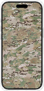 Силикон с усиленными углами чехол Камуфляж v5 для Apple iPhone 17 AIR - 1201sp-4032 изображение 