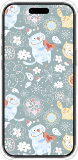 Силикон с усиленными углами чехол Котята v3 для Apple iPhone 17 AIR - 1223sp-4032 изображение 
