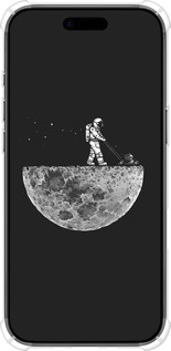 Силіконовий протиударний с посиленими кутами чехол Moon in dark для Apple iPhone 17 AIR - 4176sp-4032 изображение 