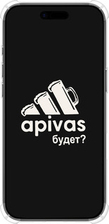 Силіконовий протиударний с посиленими кутами чехол А пивас для Apple iPhone 17 AIR - 4571sp-4032 изображение 