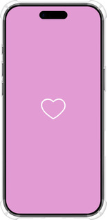 Силикон с усиленными углами чехол Сердце 2 для Apple iPhone 17 AIR - 4863sp-4032 изображение 