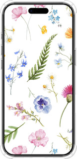 Силикон с усиленными углами чехол Цветочный фон v2 для Apple iPhone 17 AIR - 5472sp-4032 изображение 