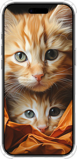 Силикон с усиленными углами чехол Котики 2 для Apple iPhone 17 AIR - 5664sp-4032 изображение 