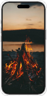 Силикон с усиленными углами чехол Огонь для Apple iPhone 17 AIR - 6021sp-4032 изображение 