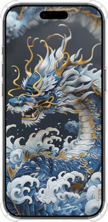 Силикон с усиленными углами чехол Водяной дракон для Apple iPhone 17 AIR - 6113sp-4032 изображение 