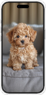 Силикон с усиленными углами чехол Mini-maltipoo для Apple iPhone 17 AIR - 6158sp-4032 изображение 