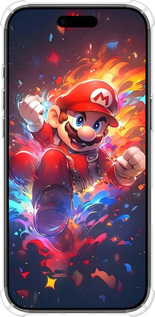 Силикон с усиленными углами чехол Супер Марио для Apple iPhone 17 AIR - 6342sp-4032 изображение 