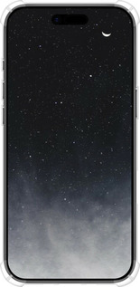 Силикон с усиленными углами чехол Сині хмари, Синій місяць для Apple iPhone 17 AIR - 6396sp-4032 изображение 