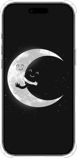 Силикон с усиленными углами чехол Лунные объятия для Apple iPhone 17 AIR - 6508sp-4032 изображение 