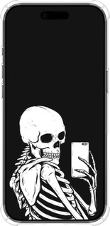 Силикон с усиленными углами чехол Скелет делает Selfie для Apple iPhone 17 AIR - 6535sp-4032 изображение 