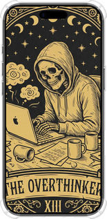 Силіконовий протиударний с посиленими кутами чехол The Overthinker для Apple iPhone 17 AIR - 6774sp-4032 изображение 