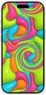 Силикон с усиленными углами чехол Y2K Jelly Dream для Apple iPhone 17 AIR - 6780sp-4032 изображение 