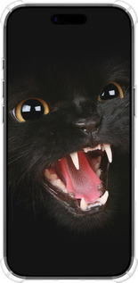Силикон с усиленными углами чехол Чёрная кошка для Apple iPhone 17 AIR - 932sp-4032 изображение 