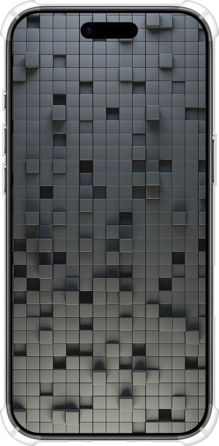 Силикон с усиленными углами чехол Кубики для Apple iPhone 17 AIR - 1061sp-4032 изображение 