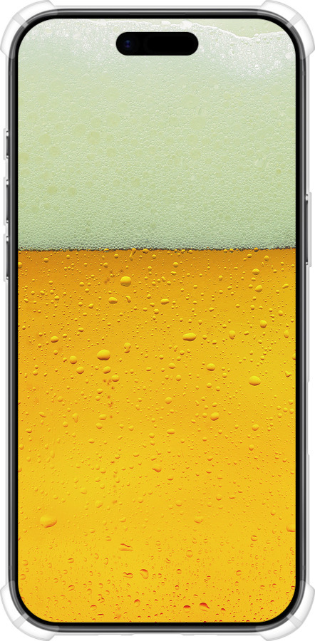 Силикон с усиленными углами чехол Пиво для Apple iPhone 17 AIR - 1145sp-4032 изображение 