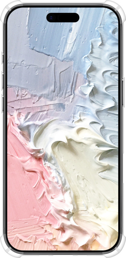 Силіконовий протиударний с посиленими кутами чехол Пастель для Apple iPhone 17 AIR - 3981sp-4032 изображение 