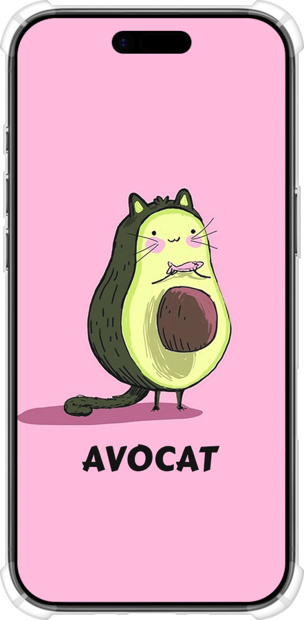 Силіконовий протиударний с посиленими кутами чехол Avocat для Apple iPhone 17 AIR - 4270sp-4032 изображение 