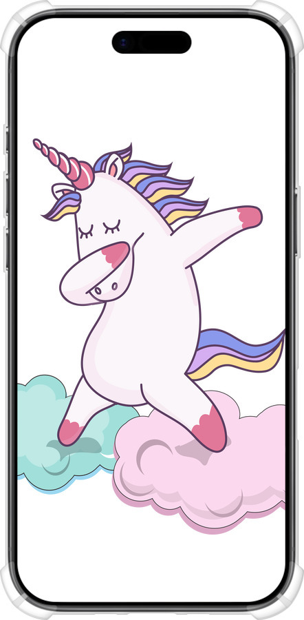 Силикон с усиленными углами чехол Единорог для Apple iPhone 17 AIR - 4702sp-4032 изображение 