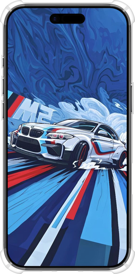 Силикон с усиленными углами чехол БМВ для Apple iPhone 17 AIR - 6292sp-4032 изображение 